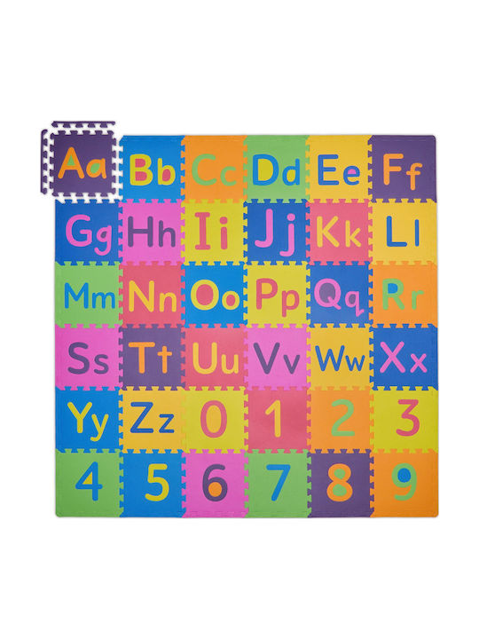 Relaxdays Relaxdays Pädagogisches Kinder-Bodenpuzzle mit Zahlen 36 Teile