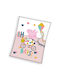 Carbotex Fleece Kinderdecke Rosa 130x170cm