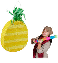 Relaxdays Pineapple Pinata Yellow Green 59x32x9cm Relaxdays Pineapple Pinata Yellow Green 59x32x9cm