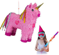 Unicorn Pinata Relaxdays Pink 47x43x13 Cm Unicorn Pinata Relaxdays Pink 47x43x13 Cm