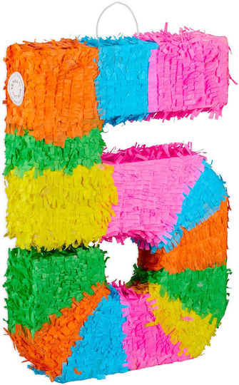 Piñata De Ziua De Naștere Relaxdays Multicolor 50,5x35,5x7,5cm Set 1 Bucată