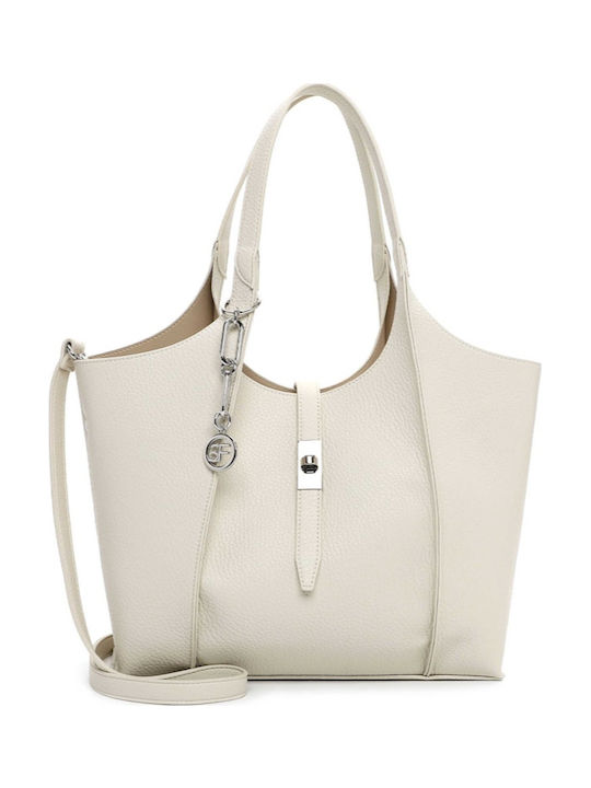 Geantă Dama Shopper De Umar Ecru