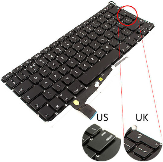 Apple Tastatură Laptop Macbook Pro Unibody 15 Inch A1286 2008 Uk Layout