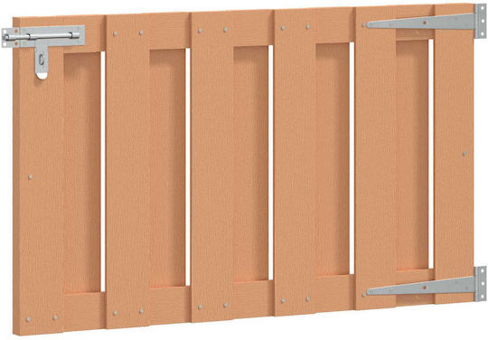 vidaXL WPC Gartentor in Braune Farbe 1m x 60cm