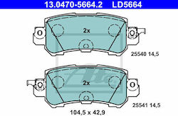 Ate 13.0470-5664.2 Brake Pad Set Disc Brake