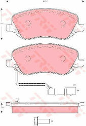 Trw Gdb1489 Brake Pad Set Disc Brake