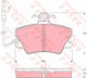 Trw Gdb968 Brake Pad Set Disc Brake
