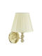 Relaxdays Vintage Lampă de Perete cu Soclu E14 Albă 30cm