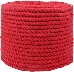 vidaxl Seil Rotes 1,2 X 1,2 X 2500 cm Baumwolle
