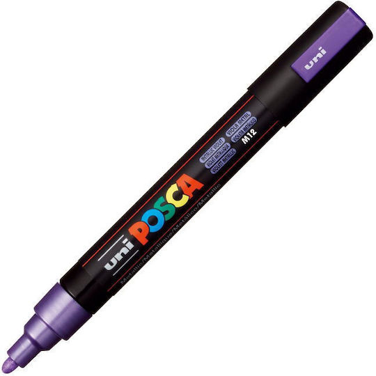Posca PC-5M Acrylic Marker Metallic Violet