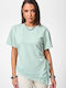 Damen Bluse mit Spitze Hellbraun