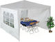 Relaxdays Wasserdichtes Plane 3x2m Weiß