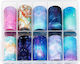 Set Folii Transfer Design Pentru Unghii Luxorise Nail Art #11 Cosmos 10 Bucăți