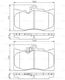 Bosch Brake Pad Set Disc Brake 0 986 494 252
