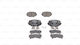 Bosch Bremsbelag Set Scheibenbremse