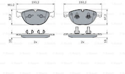 Set Plăcuțe Frână Disc Bosch 0 986 494 955