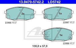 Set Plăcuțe de Frână Disc Frână Ate 13.0470-5742.2 Set Plăcuțe de Frână Disc Frână Ate 13.0470-5742.2