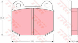 Trw Gdb611 Disc Brake Pad Set