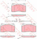 Trw Gdb1648 Brake Pad Set Disc Brake