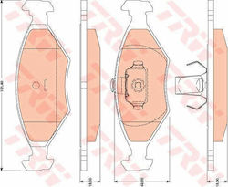 Trw Gdb1751 Brake Pad Set Disc Brake Trw Gdb1751 Brake Pad Set Disc Brake