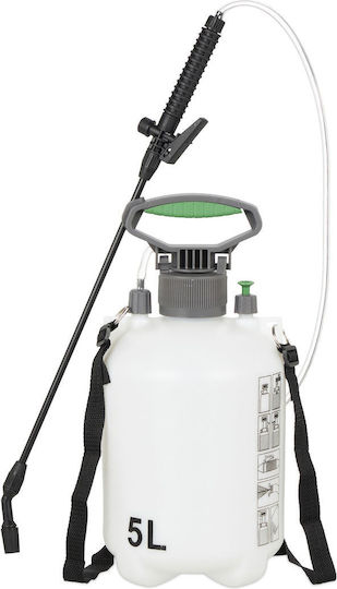 Relaxdays Pulverizator cu Presiune cu Capacitate de 5l