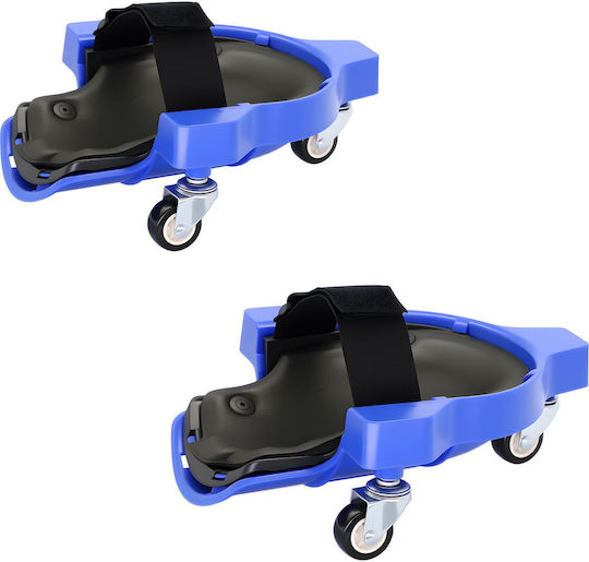 Relaxdays Knee Pads Wheels Blue Black 9x29.5x22 Cm