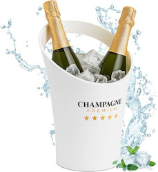 Relaxdays Champagners Simple Din Plastic Albă Cu Dimensiuni 29.5x21.5x23.5cm Relaxdays Champagners Simple Din Plastic Albă Cu Dimensiuni 29.5x21.5x23.5cm