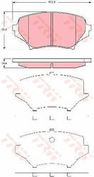 Set Plăcuțe De Frână Disc Trw Gdb3401