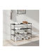Organizator Pantofi Metalic 117x30x72cm