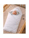 SteweHome Nursery Swaddling Cotton Ecru Blanket 90x90cm