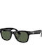 Ray Ban Wayfarer Gen2 with AI Unisex Sunglasses with Black Horn-Rimmed Frame and Green Lens RB4012 601/71