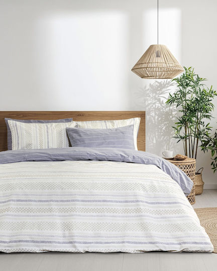 Nima Soleil Κουβερλί Υπέρδιπλο Βαμβακερό Μπεζ 220x240cm