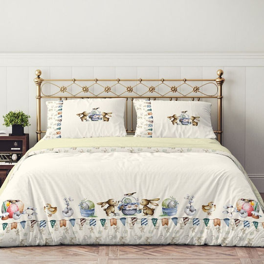 Set Huse Pentru Pilote Dublu 200x220cm Albă