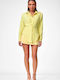 Long Sleeve Women's Shirt Yellow
