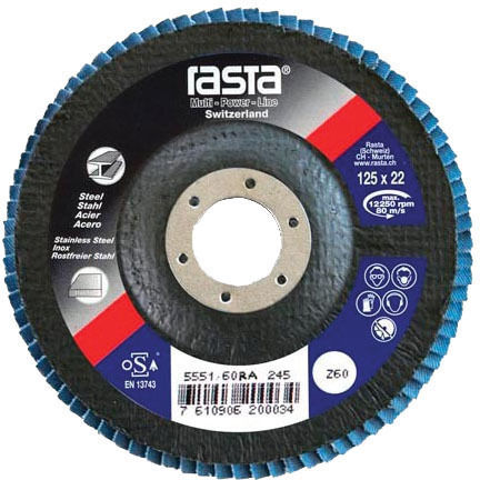 Fiber Grinding Disc Durable 115 40 Rasta Special