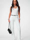 Women's Jean Flared Pants White