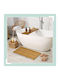 Relaxdays Covoraș De Baie Din Lemn 10050284_59 Natural 40x40 Cm