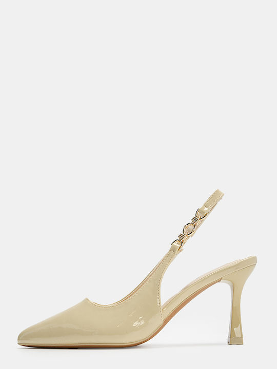 Pumps Aus Gelb Lackleder