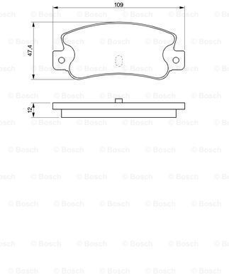 Bosch Disc Brake Pad Set 0 986 461 770