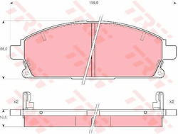 Set Bremsbeläge Disc Brake Trw Gdb3312 Set Bremsbeläge Disc Brake Trw Gdb3312