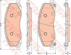 Trw Gdb1781 Brake Pad Set Disc Brake