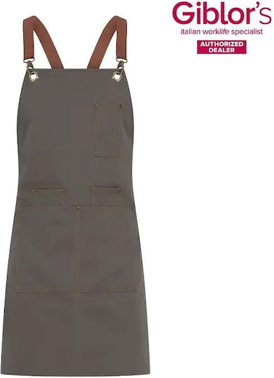 Giblor's Waiter / Barista / Bartender Waist Apron Beige
