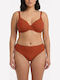 Set Bikini με Αφαιρούμενη Ενίσχυση Πορτοκαλί