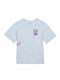 Kids T-shirt Light Blue Ben Sanair 1