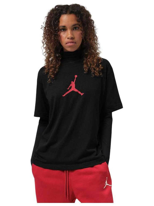 Jordan Γυναικείο T-shirt Μαύρο