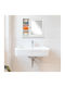 Relaxdays Bathroom Mirror with Cabinet 48x60cm White