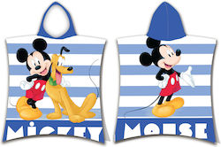 Παιδικό Πόντσο Βαμβακερό Βελούδινο Mickey 320gsm Παιδικό Πόντσο Βαμβακερό Βελούδινο Mickey 320gsm