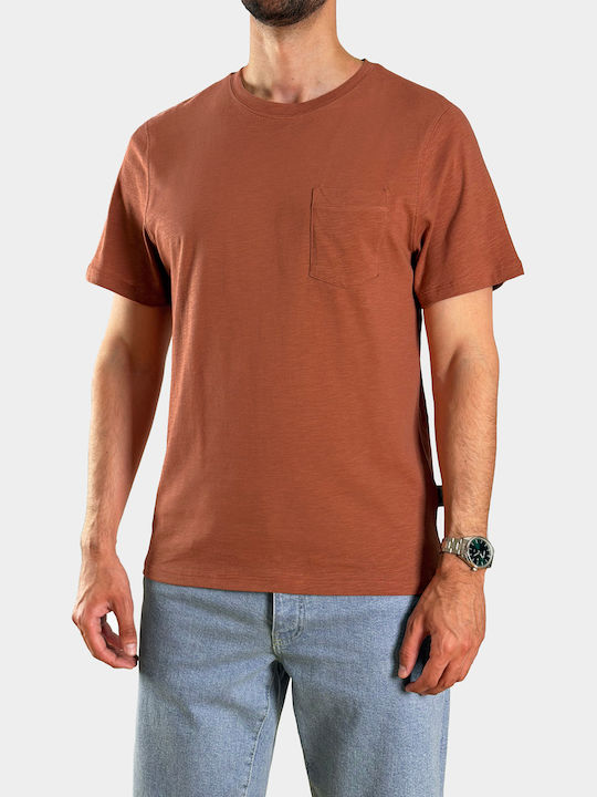 3Guys T-Shirt Rust Brown