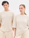 Short Sleeve Beige Blouse
