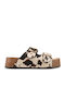 Damen Flache Sandalen Schwarz